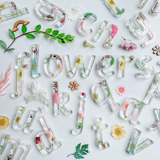 Floral Alphabet Lowercase