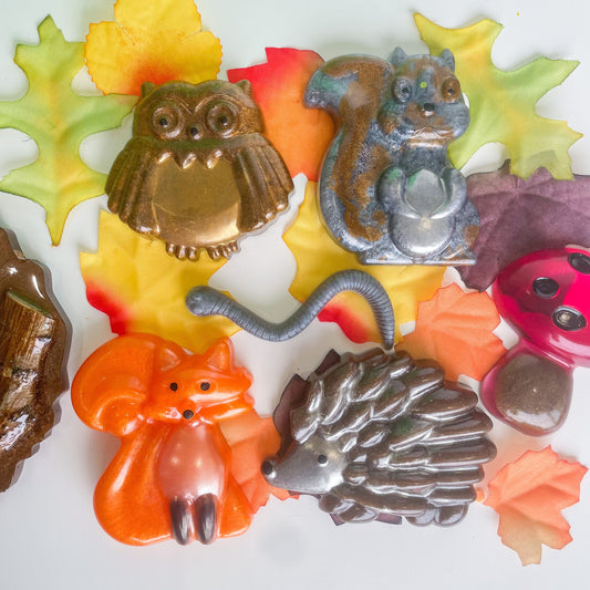 Autumn Chunky Sensory Resin Animals