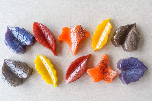Autumn Leaves Children Toys Messy Play Loose Parts Pretend Imaginative Learning Counting Maths