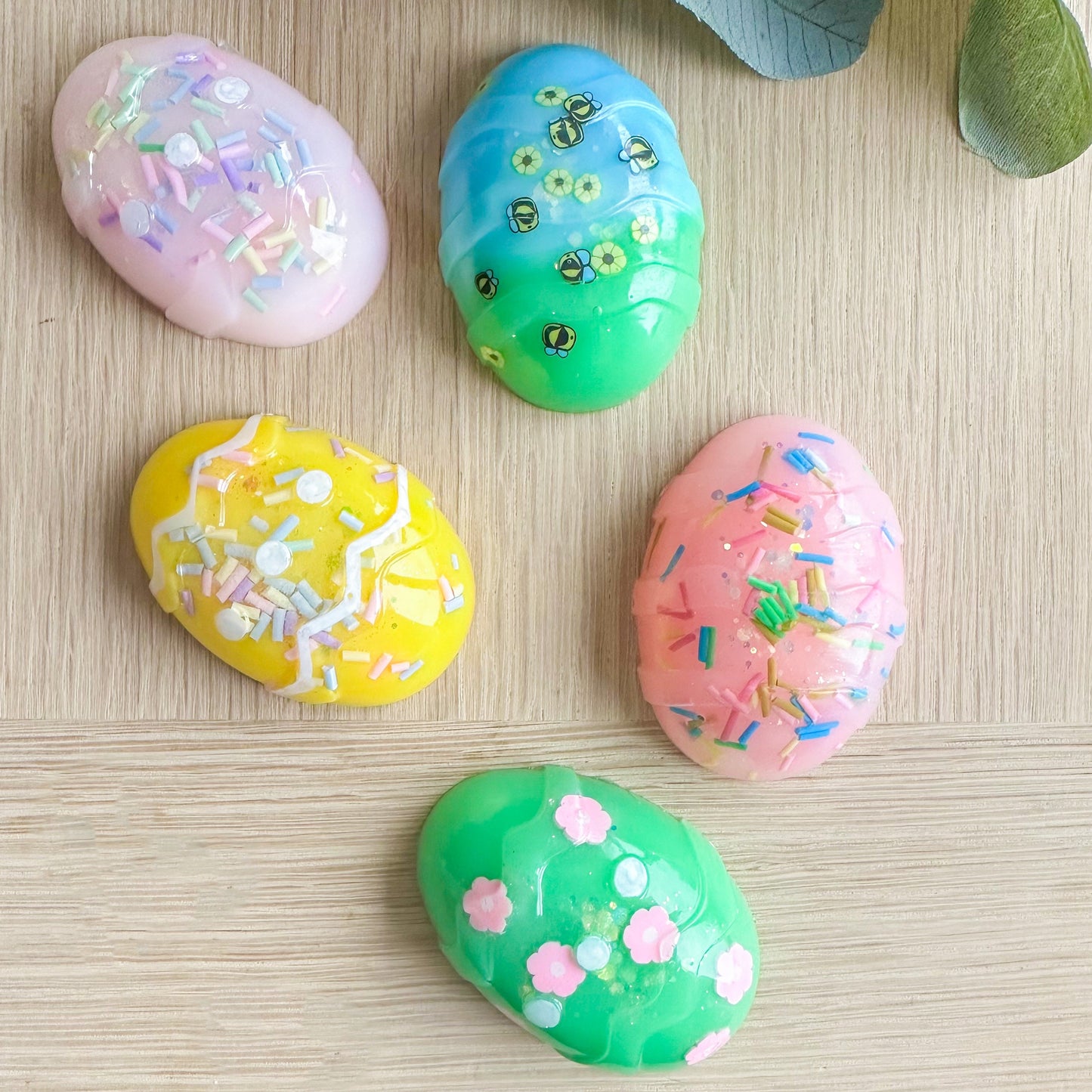 Chunky Resin Patterned Easter Eggs
