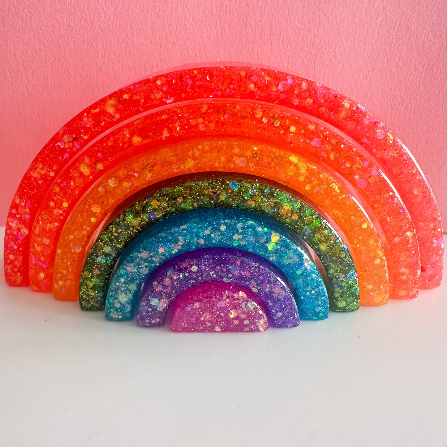 Large Resin Rainbow Stacker