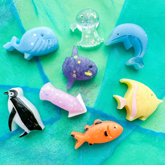 Resin Sealife Animals Set of 8