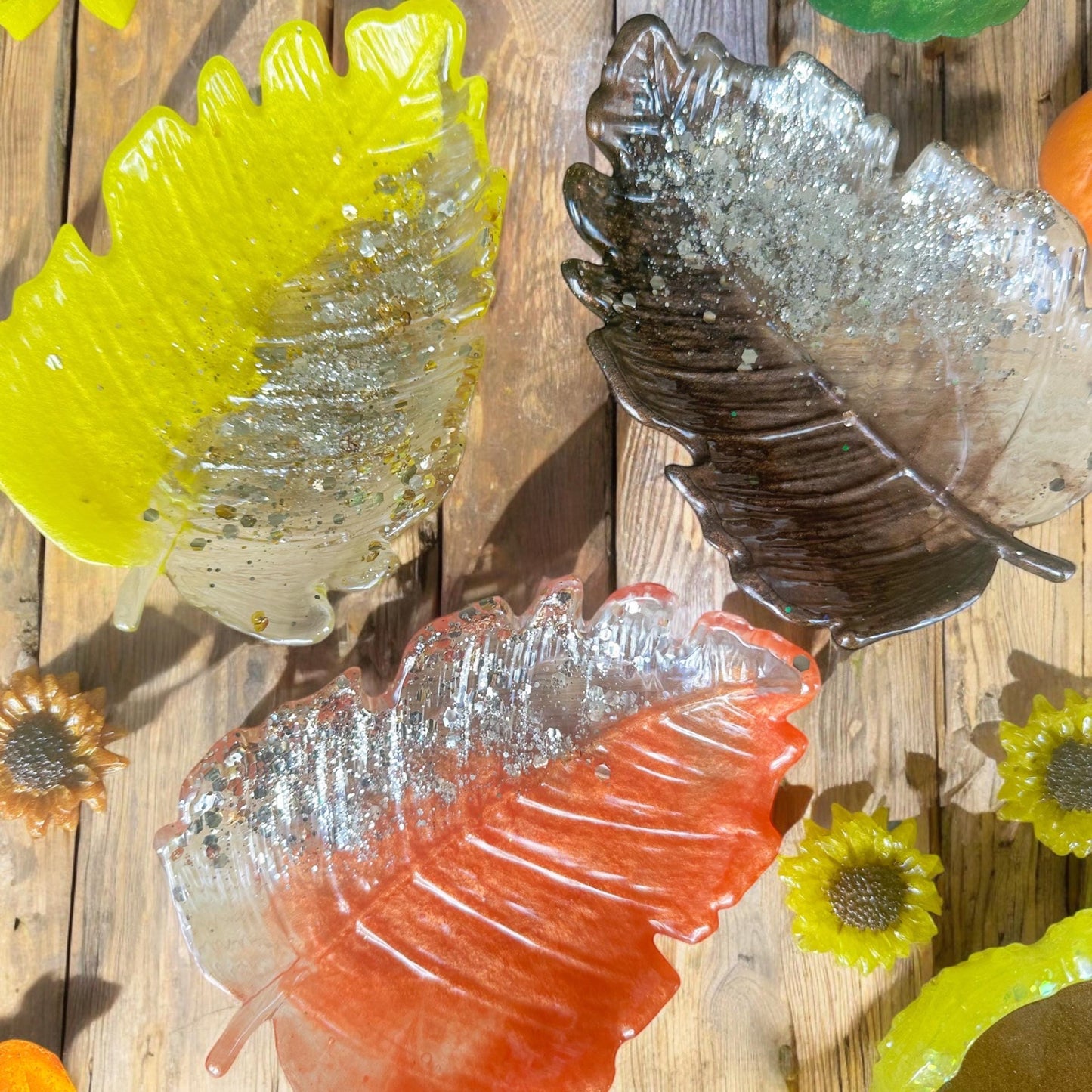 Autumn Leaves Trinket Dish